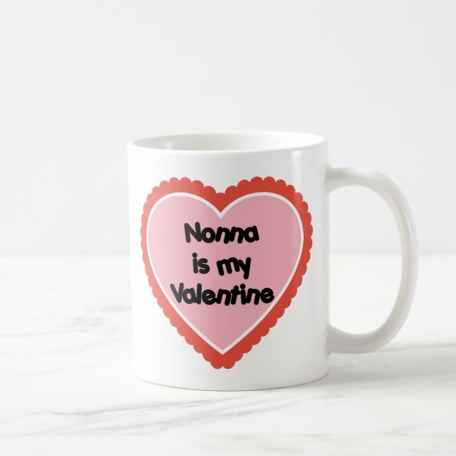 Mug Nonna est mon Valentine (Droite)