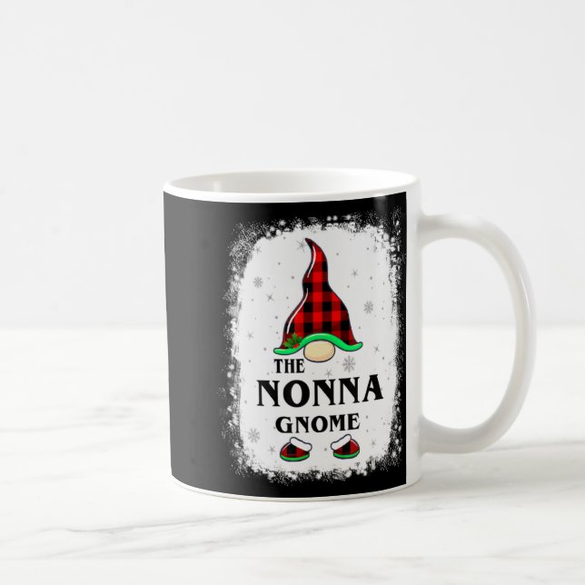 Mug Nonna Gnome Buffalo Plaid Matching Family Xmas Paj (Droite)