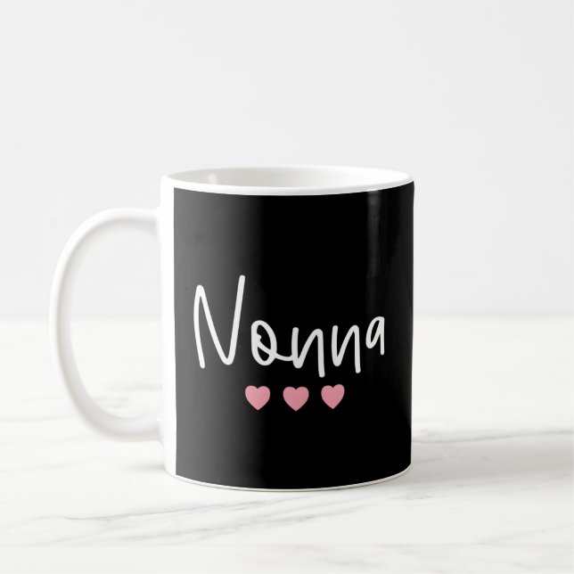 Mug Nonna minimaliste italienne Granma grand-mère Nonn (Gauche)