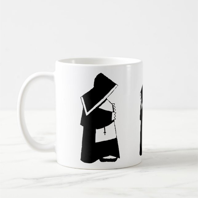 Mug Nonne d'église catholique dans l'habitude (Gauche)
