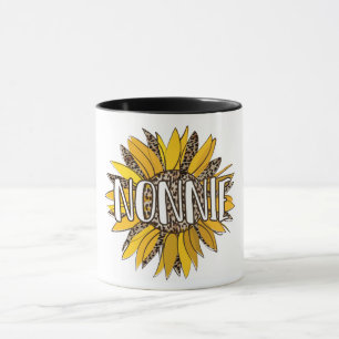 Mug Nonnie/grand-mère/tournesol