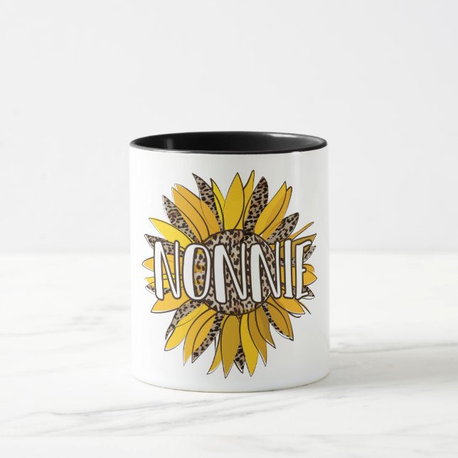 Mug Nonnie/grand-mère/tournesol (Centre)