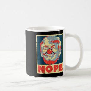 Mug Nope anti-Trump clown Vintage Retro Impeach Non Do