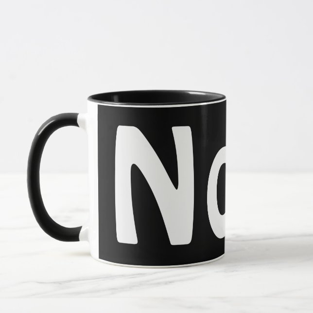 Mug Nope de café (Gauche)