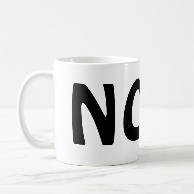 Mug Nope de café (Gauche)
