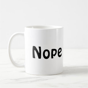 Mug Nope de café