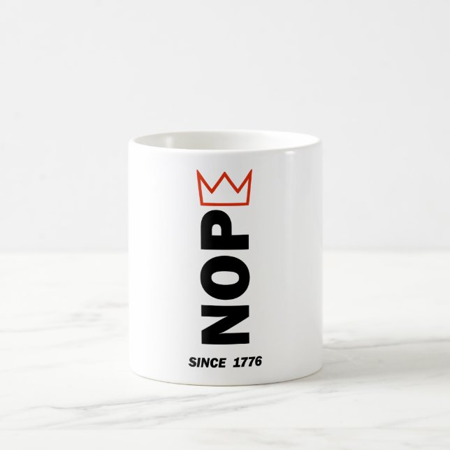 Mug NOPE. Pas de rois. (Centre)