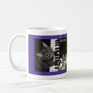 Mug Nora Le Piano Cat