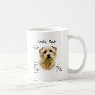 Mug Norfolk Terrier Conception historique