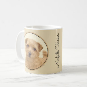 Mug Norfolk Terrier Painting - Art original du chien