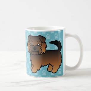 Mug Norfolk Terrier poil grizzle