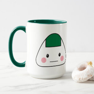 Mug Nori japonais d'algue de boule de riz d'omusubi