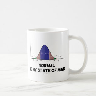 Mug Normal Est Mon État D'Esprit Bell Courbe Geek Humo