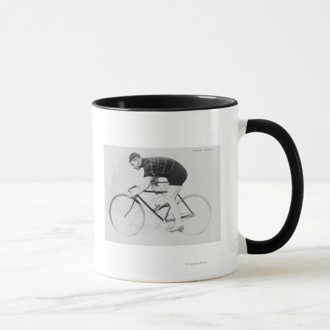 Mug Norman Anderson Vue latérale du vélo de course (Droite)
