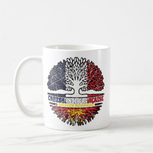 Mug Normandie Français France Arbre Drapeau