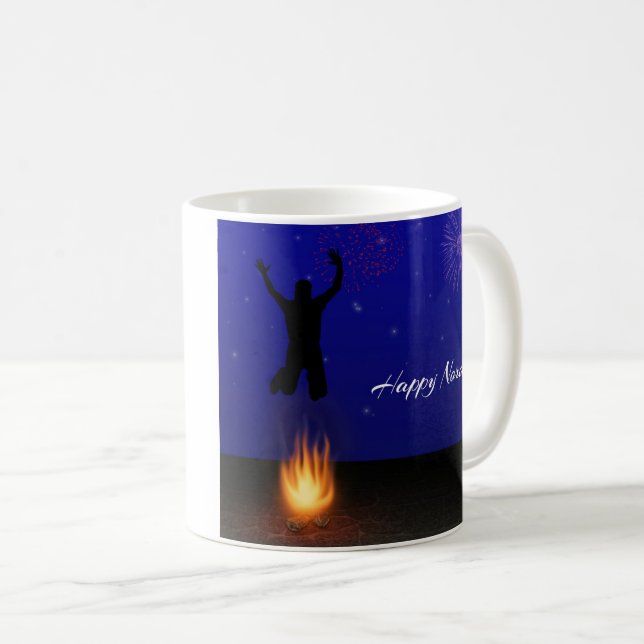 Mug Norooz heureux Chahar-Shanbeh-Suri (Devant droit)