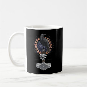 Mug Norse Viking Raven Hammer