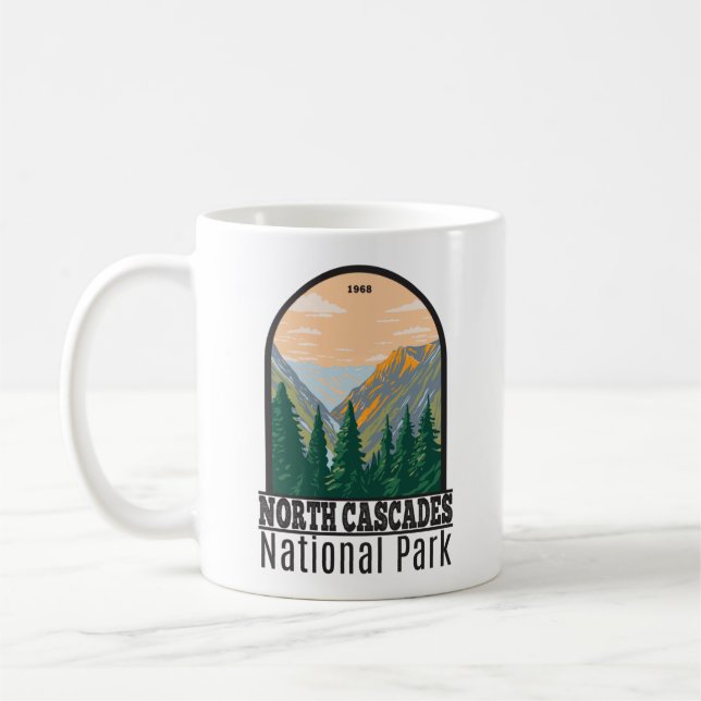 Mug North Cascades National Park Washington Vintage (Gauche)