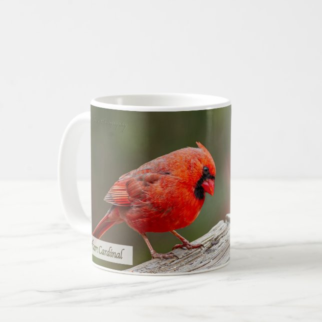 Mug Northern Cardinal Psalm 145:14 KJV (Devant gauche)