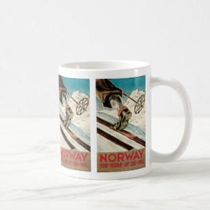 Mug Norvège ~ La maison du ski