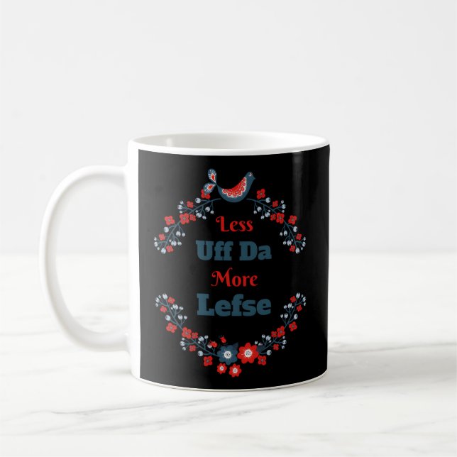 Mug Norvégien Moins Uff-Da Plus Milieu Gauche (Gauche)