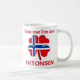 Mug Norvégiens personnalisés m'embrassent que je sui