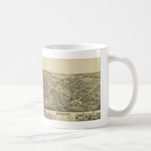 Mug Norwood, MA Carte Vintage 1882