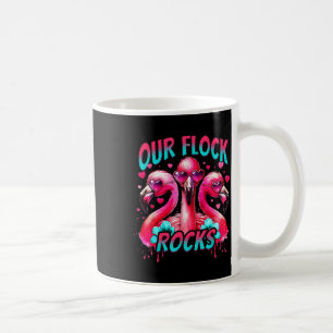Mug Nos Flock Rocks Flamant rose Correspondant Vacance