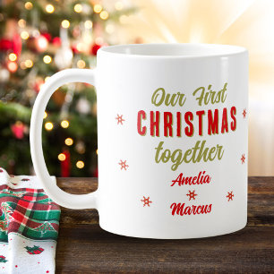 Mug Nos premiers Noël Ensemble Flammes De Neige