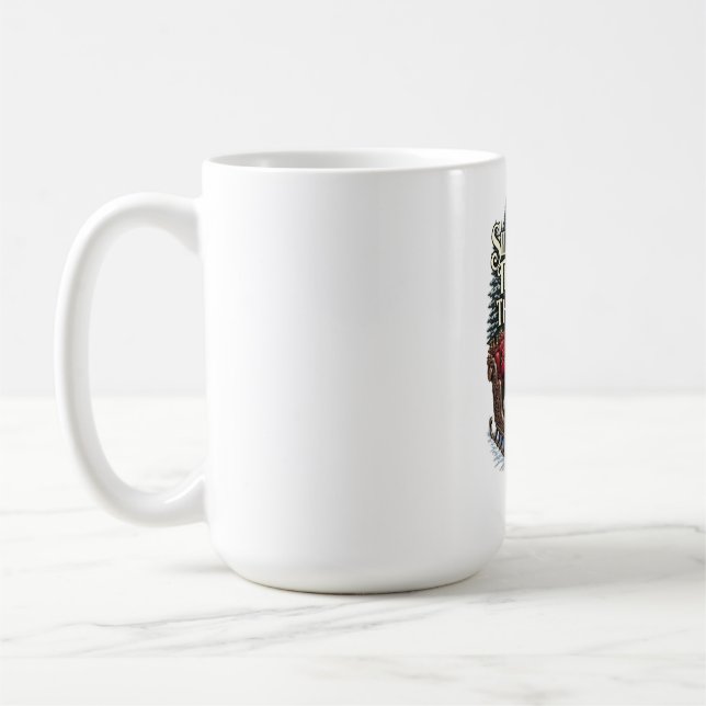 Mug Nostalgic Santa T-Shirt, Snowy Woods Passage (Gauche)