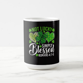 Mug Not Lucky Simply Blessed Christian