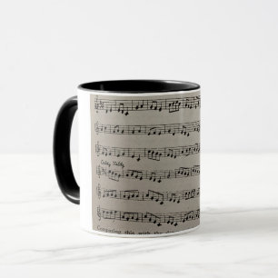 Mug Notation musicale notes de musique symphonique cla