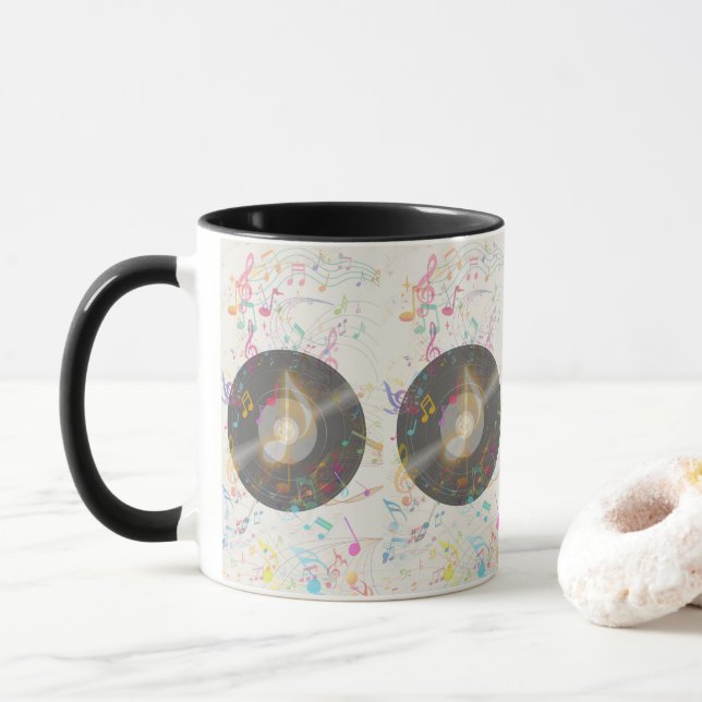 Mug Note de musique (Avec donut)