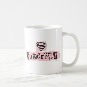 Mug Note de rançon du logo Supergirl