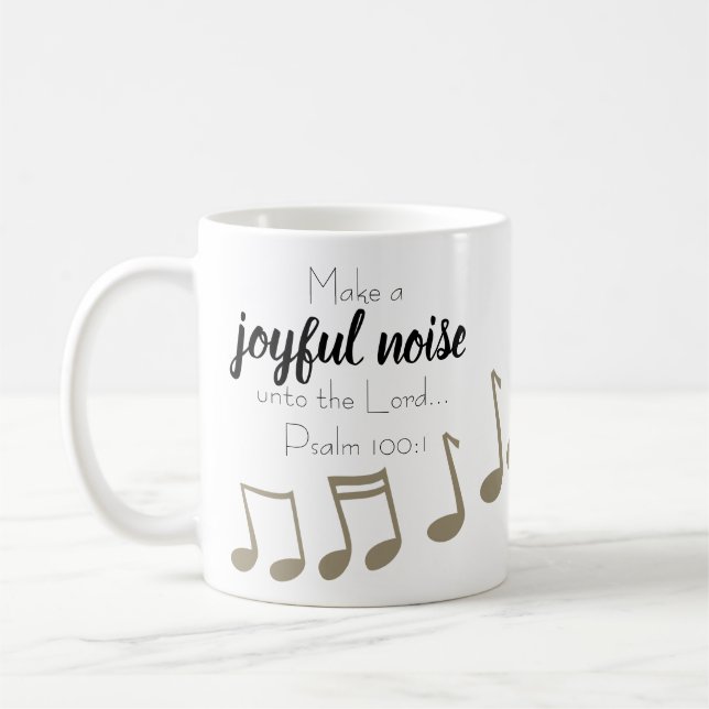 Mug Note musicale Chanteur musicien (Gauche)