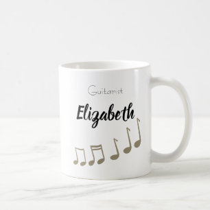 Mug Note musicale Chanteur musicien Guitariste Drummer