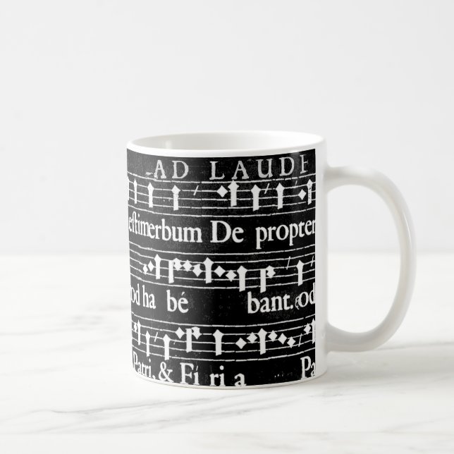Mug note musicale grunge (Droite)