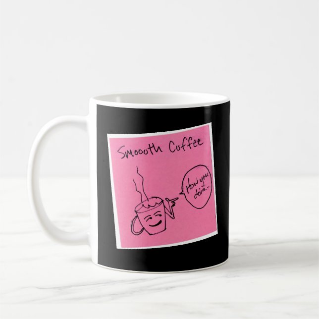 Mug Notes de café de bureau - café de Smoooth (Gauche)