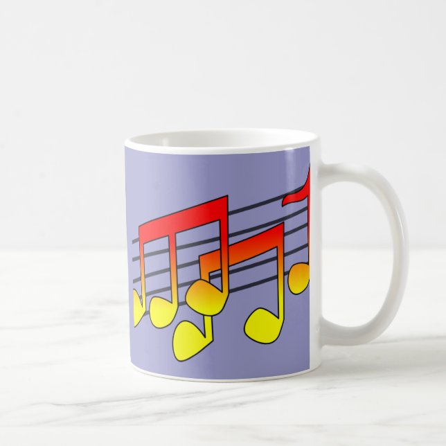 Mug Notes de Musique (Droite)