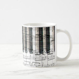 Mug notes de musique piano