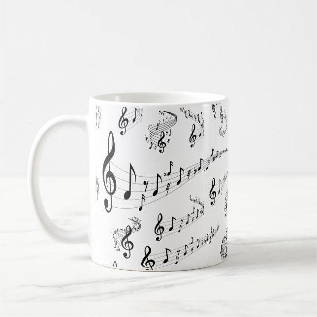 Mug Notes musicales (Gauche)