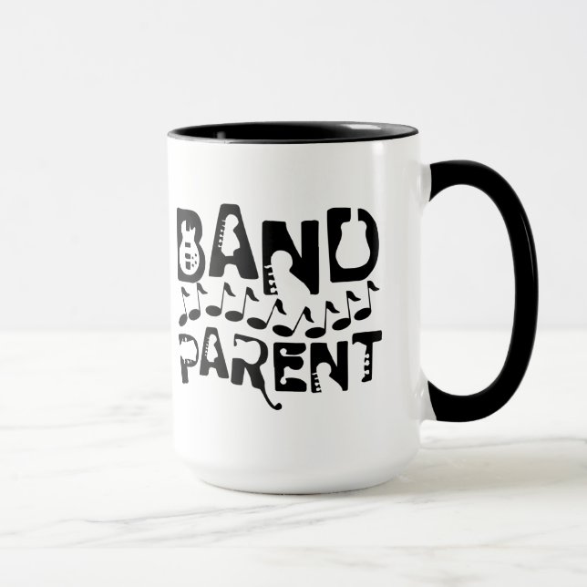 Mug Notes musicales des parents de bande (Droite)