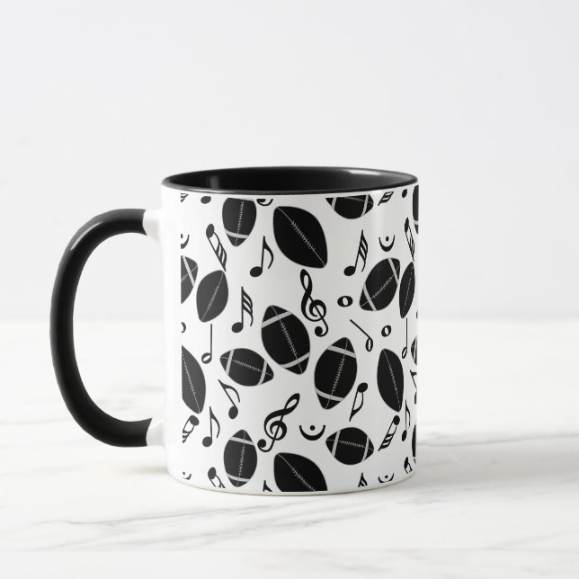 Mug Notes musicales Footballs (Gauche)