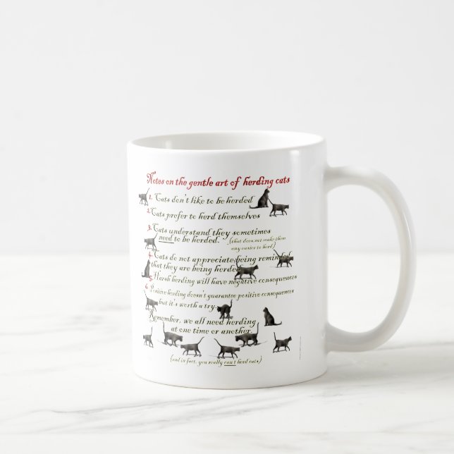 Mug Notes sur l'art doux de vivre en troupe des chats (Droite)