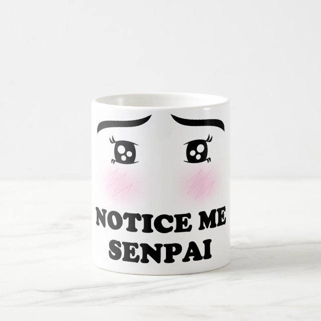 Mug Notez-moi fille de rougissement Kawaii Manga (Centre)