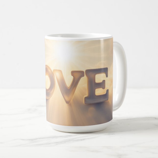 Mug Notre Amour Est Le Ciel Envoyé (Devant droit)