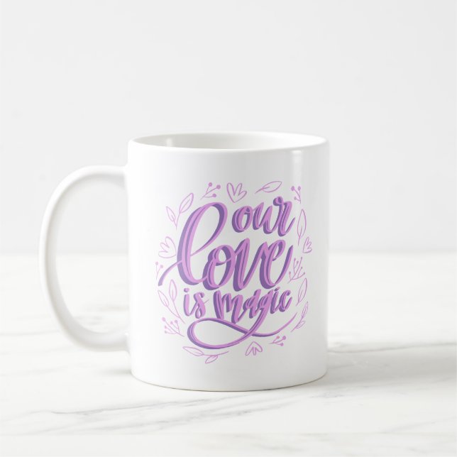 Mug notre amour est magique (Gauche)
