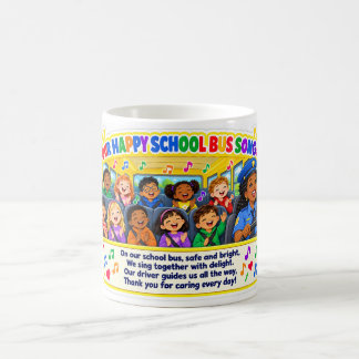 Mug Notre chanson de bus scolaire heureux | Crèche pou