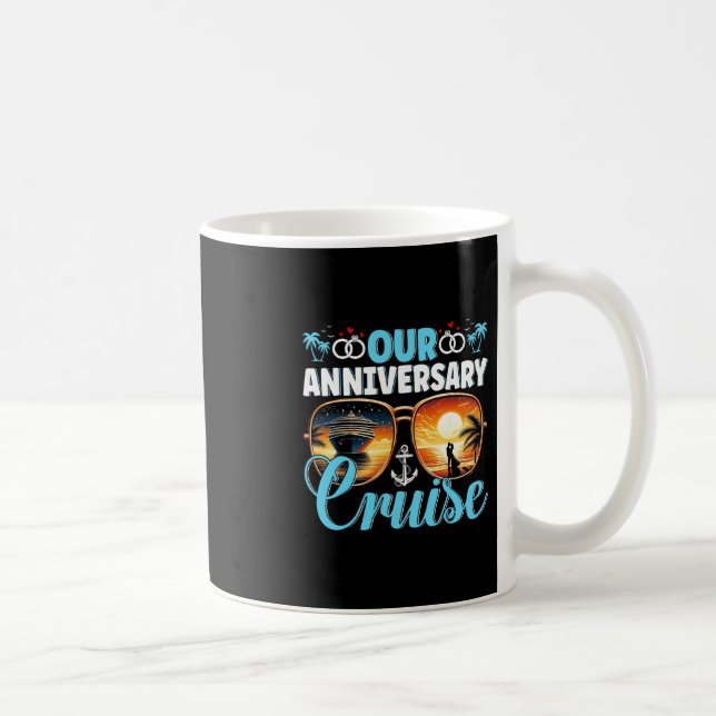 Mug Notre croisière de conception de couples de mariag (Droite)