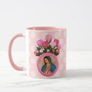Mug Notre-Dame de Guadalupe Roses roses roses